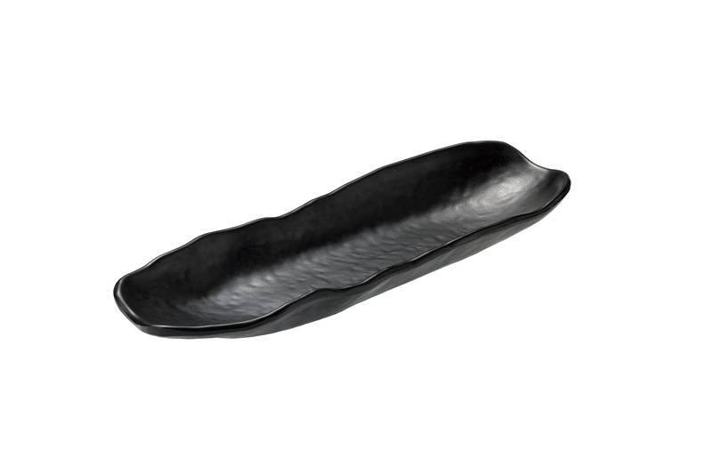 Vassoio Blackstone in melamina nera