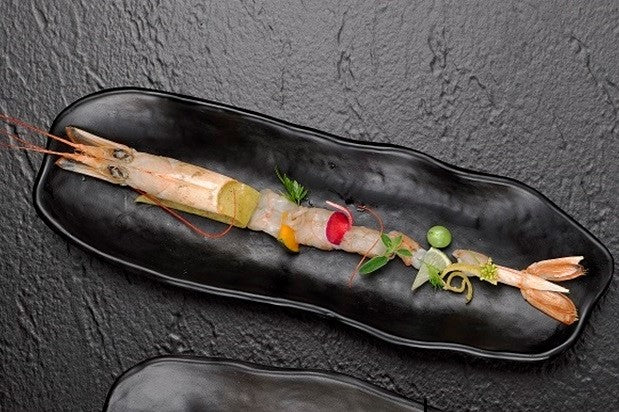 Vassoio Blackstone in melamina nera