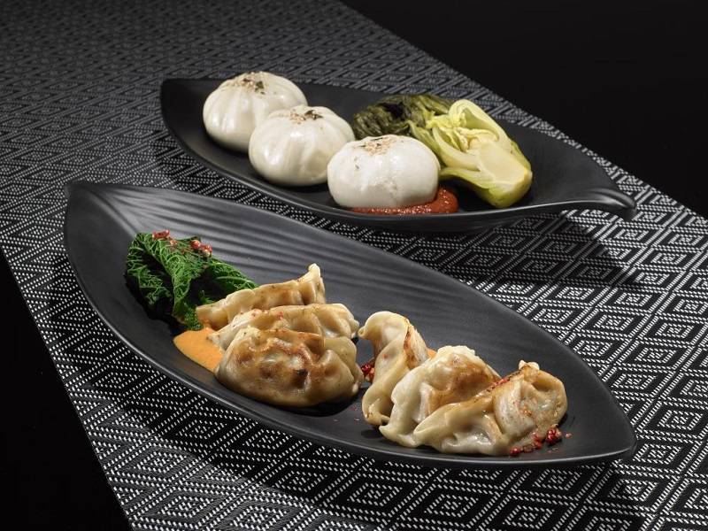 Piatto foglia in melamina