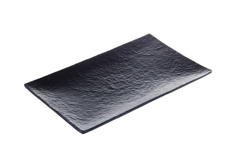 Vassoio nero melamina linea Maya