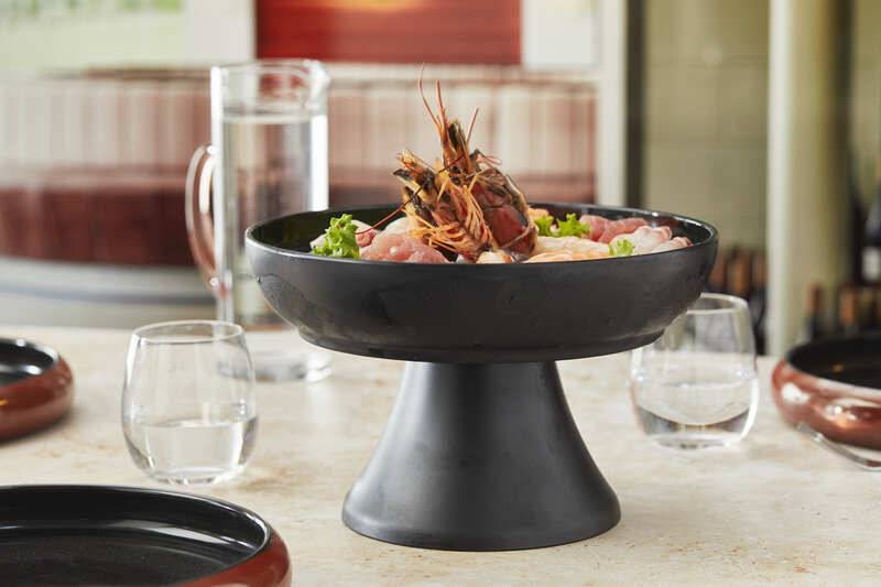 Alzata per piatto in melamina tondo