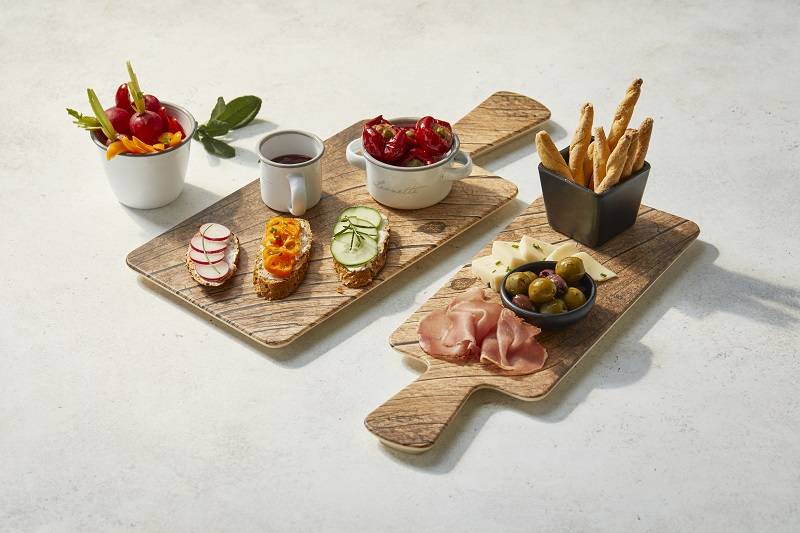 Tagliere effetto legno rettangolare in melamina