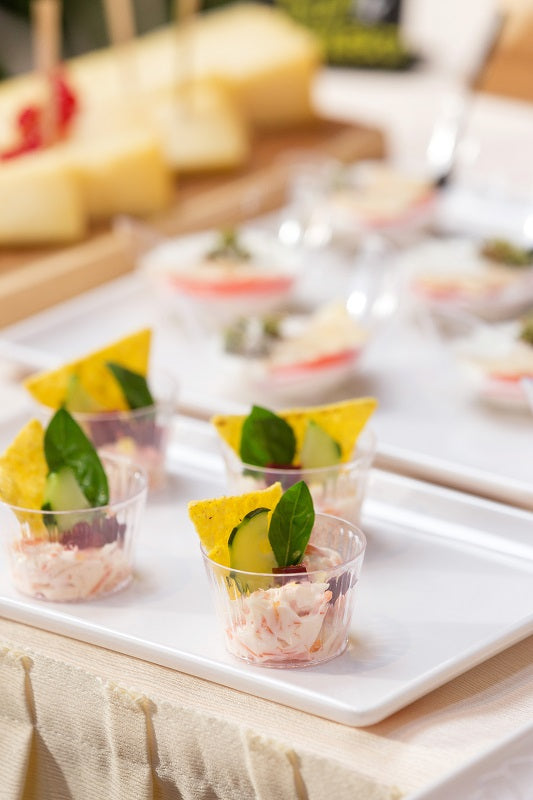 Vassoio Rettangolare Snow in melamina