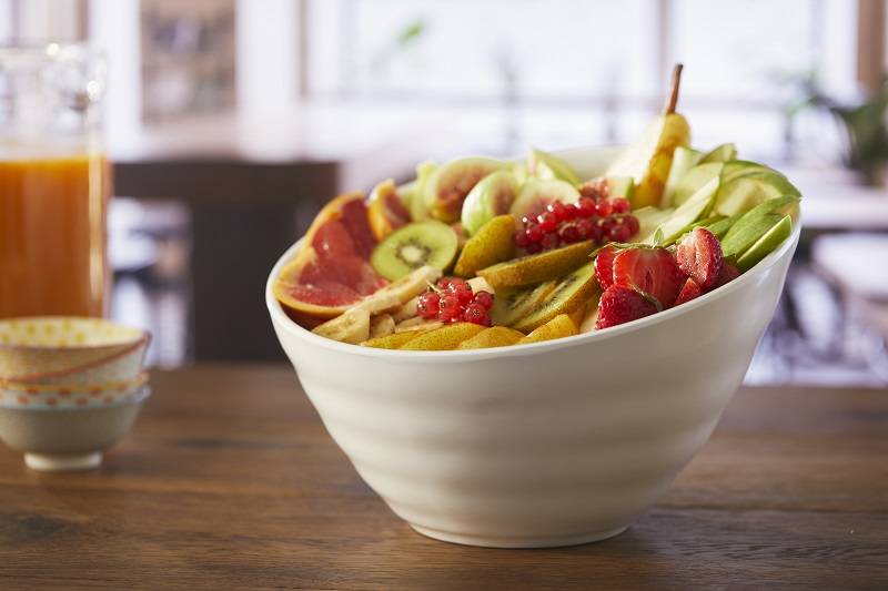 Ciotola Melamia bianca inclinata