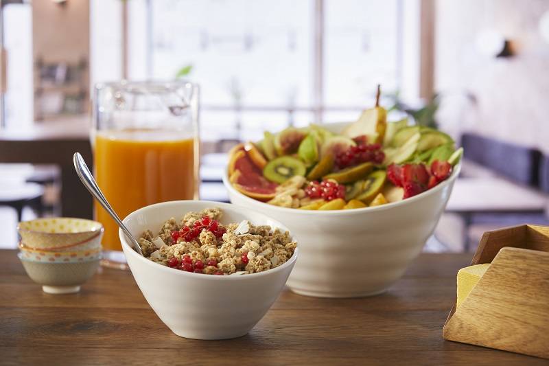 Ciotola Melamia bianca inclinata