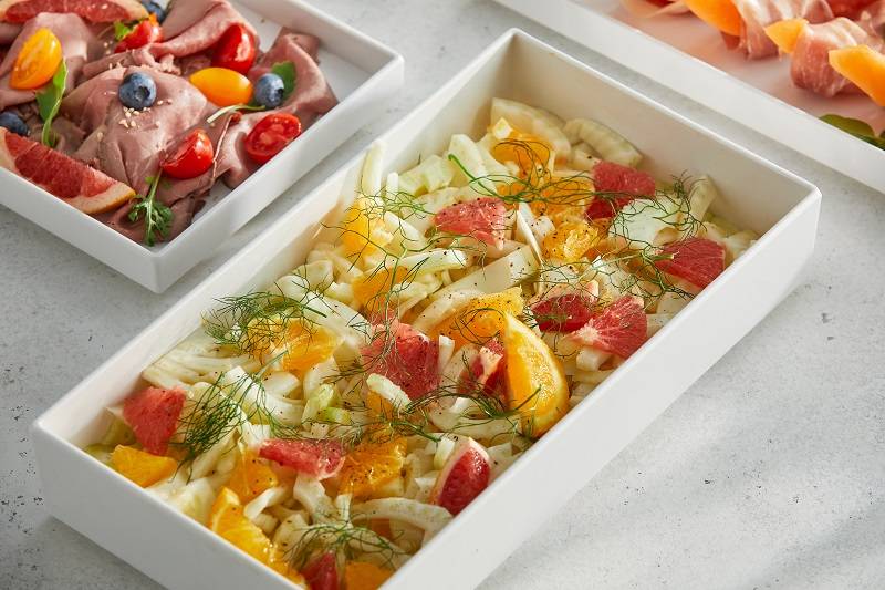 Vassoio Gastronorm Venezia in melamina bianco lucido