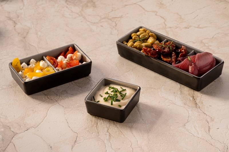 Tris ciotoline Tenerife in melamina