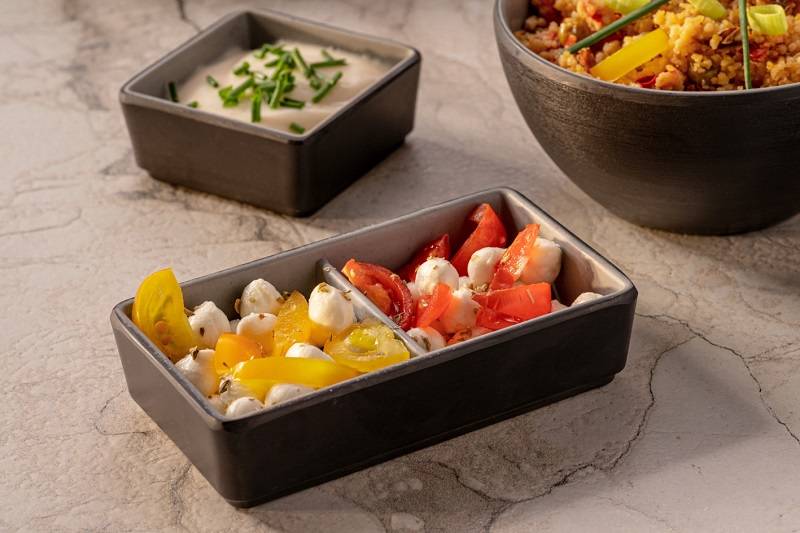 Bis ciotoline Tenerife con due scomparti