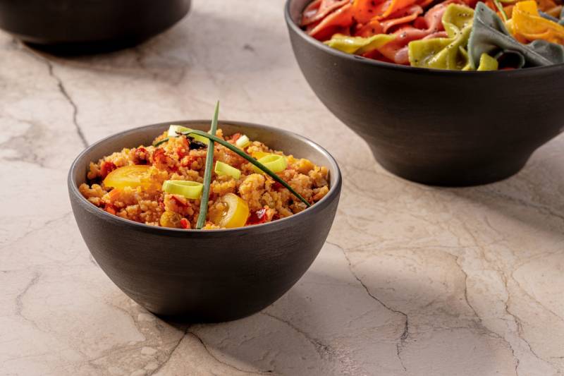 Ciotola Tenerife in melamina bicolore