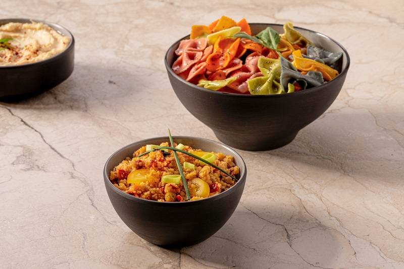 Ciotola Tenerife in melamina bicolore