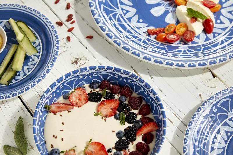 Ciotola decorata Itaca in melamina