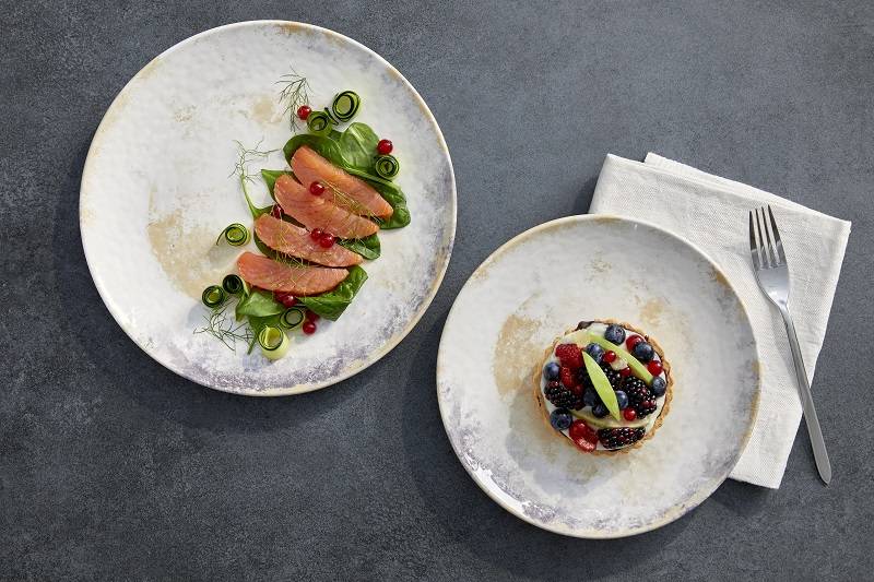 Piatto Colorato Galassia in melamina