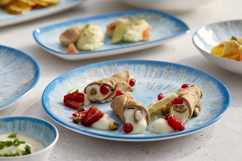 Piatto Oceano in melamina