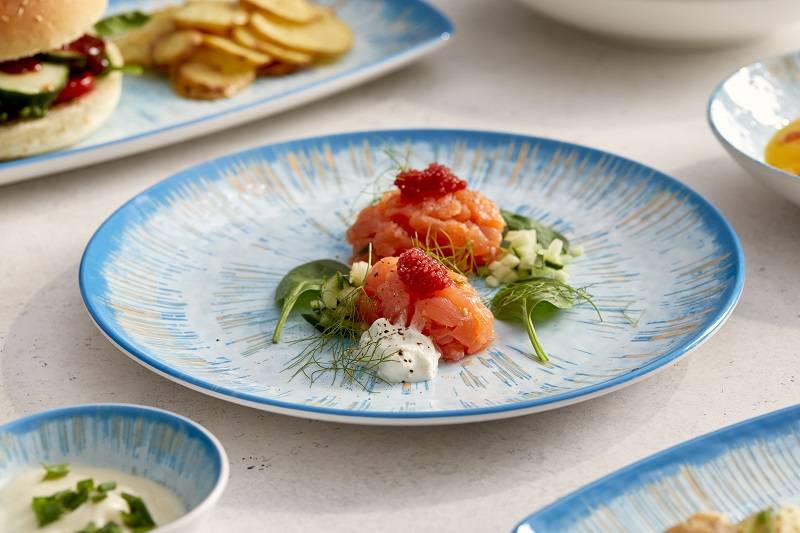 Piatto Oceano in melamina