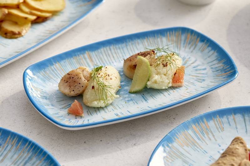 Vassoio rettagolare Oceano in melamina