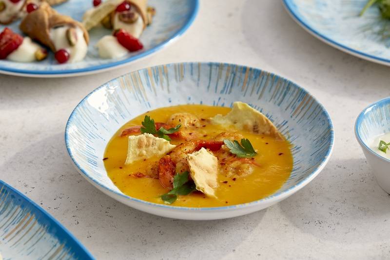 Piatto fondo Oceano in melamina