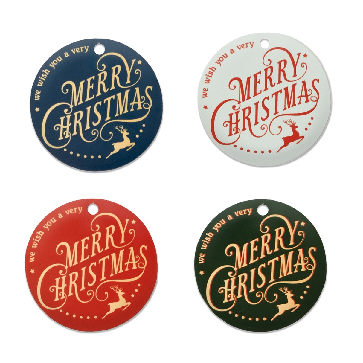 Tag Tondi Merry Christmas Mix