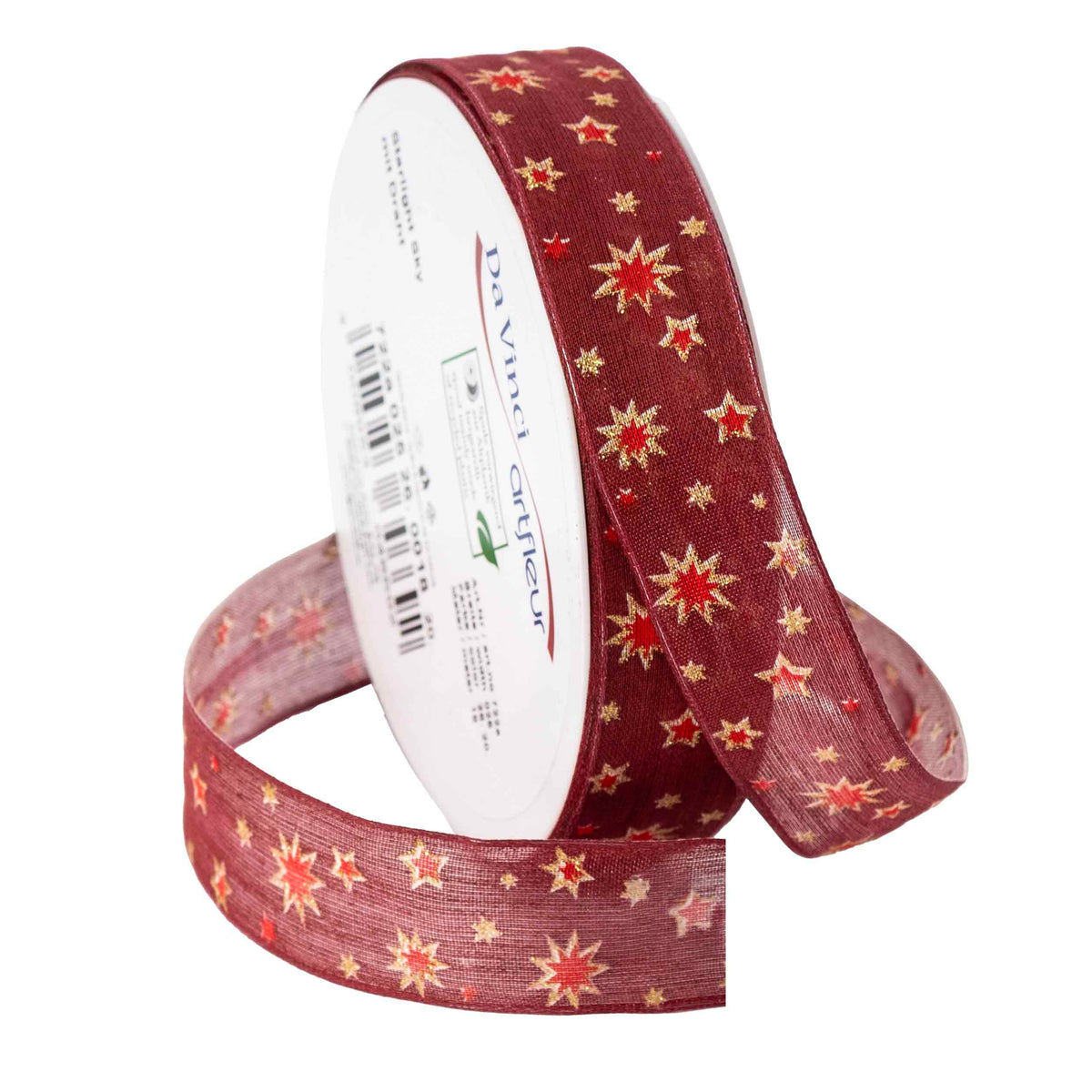 Nastro Tessuto Cielo Stellato 18 mt x 2,5 cm