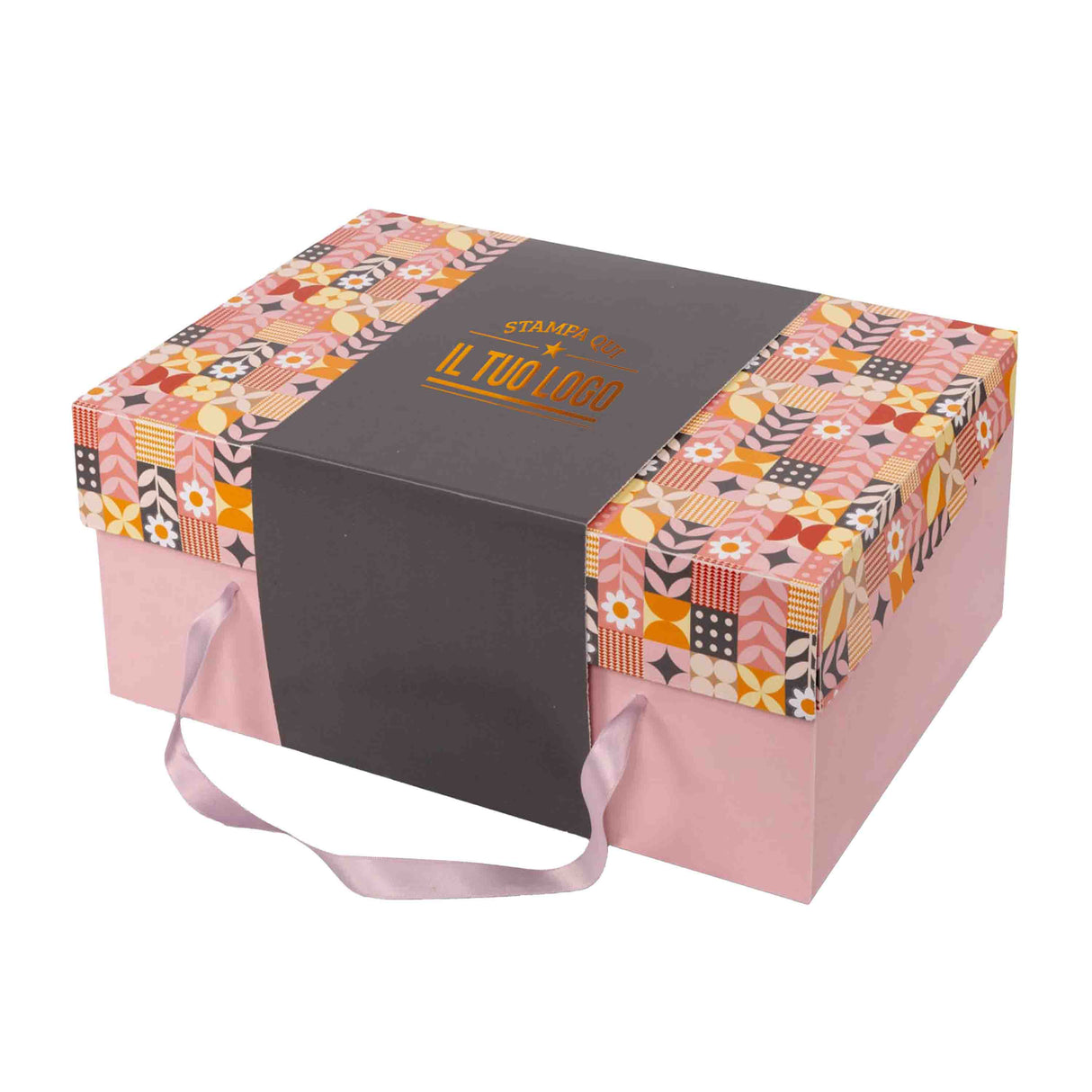 Scatola Scrigno colomba Maioliche con Fascia Personalizzabile