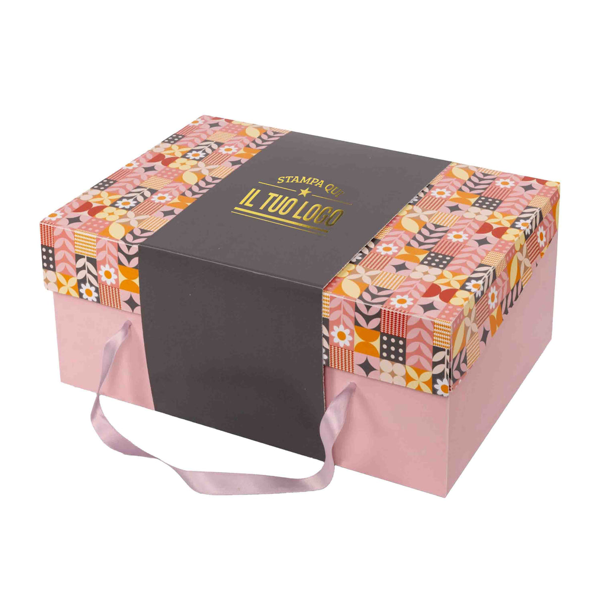 Scatola Scrigno colomba Maioliche con Fascia Personalizzabile