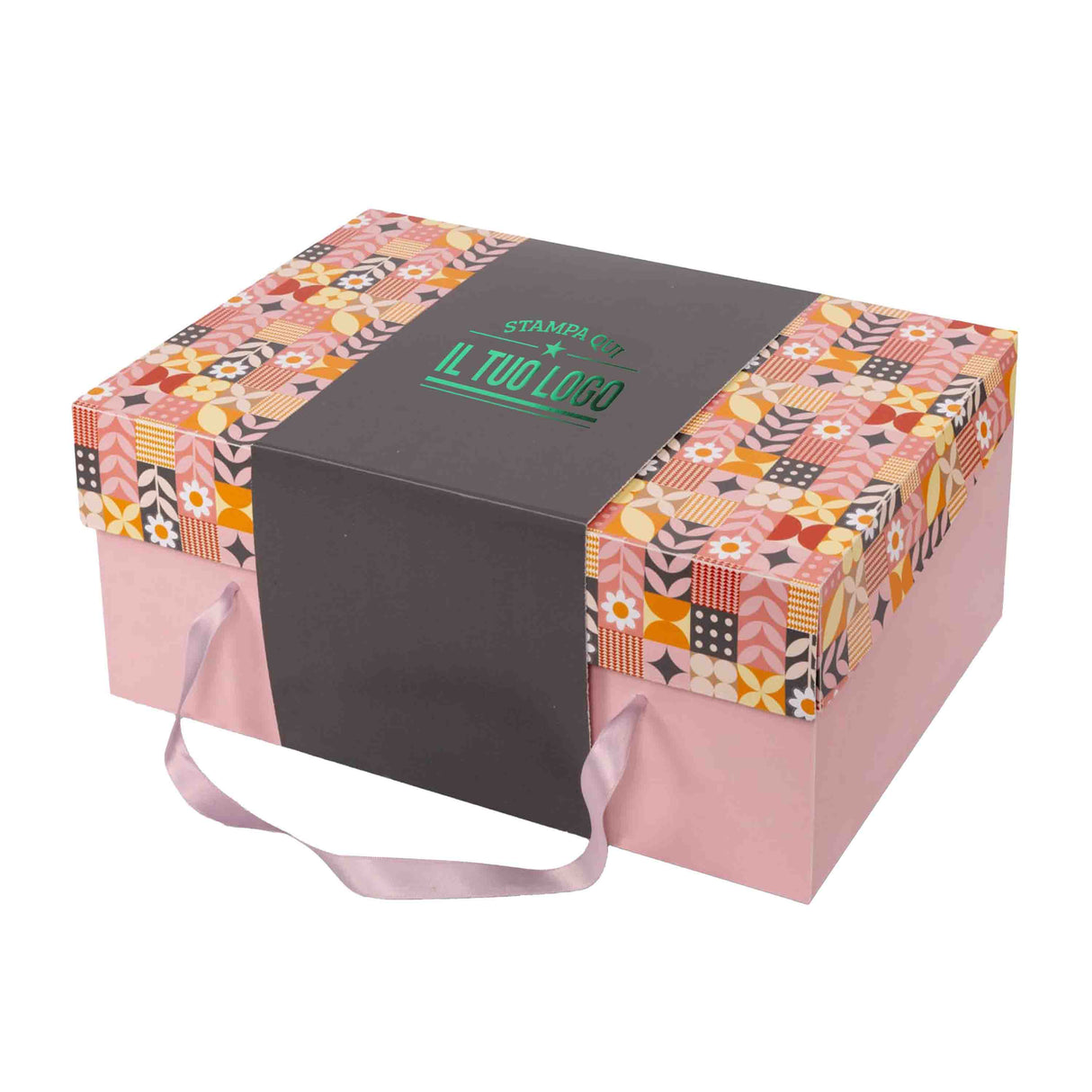 Scatola Scrigno colomba Maioliche con Fascia Personalizzabile