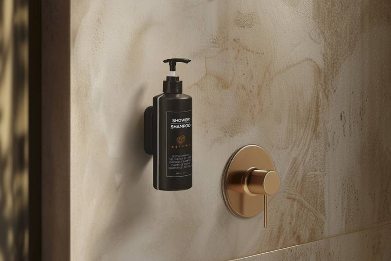 Dispenser nero docciashampoo agrumi 380 ml