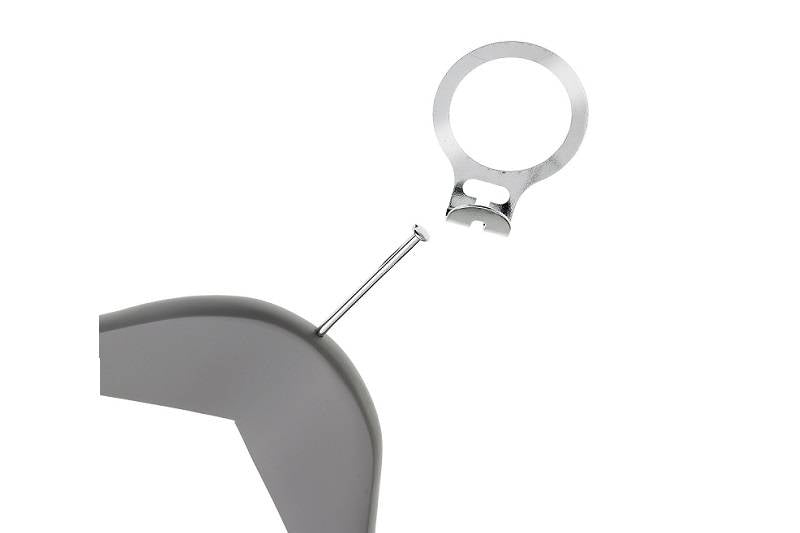 Anello per Appendiabiti Antifurto in Acciaio