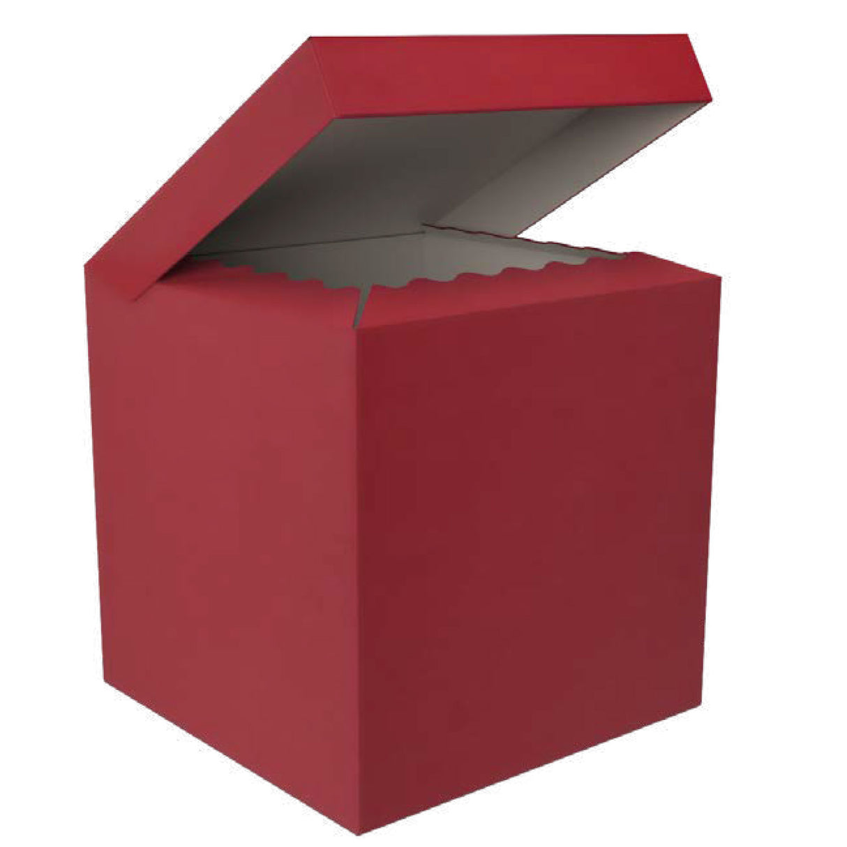 Scatola Quadrata Bauletto Rosso