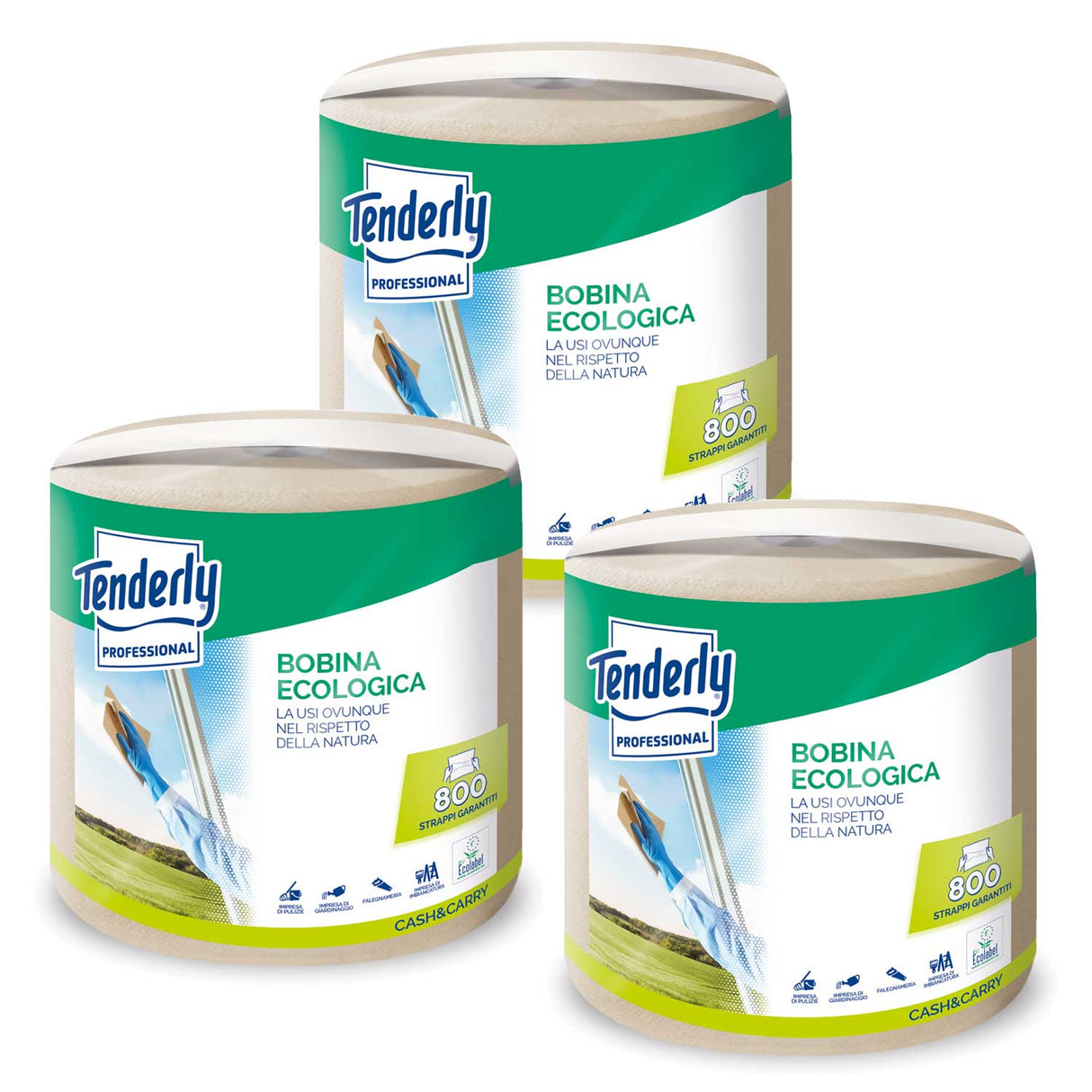 Bobina Carta Ecologica a Spirale Avana