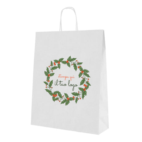 Shopper Christmas Frame Personalizzate Manico in Cordino