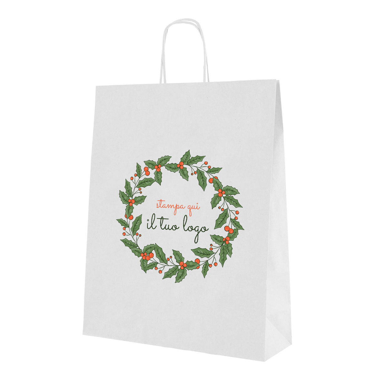 Shopper Christmas Frame Personalizzate Manico in Cordino