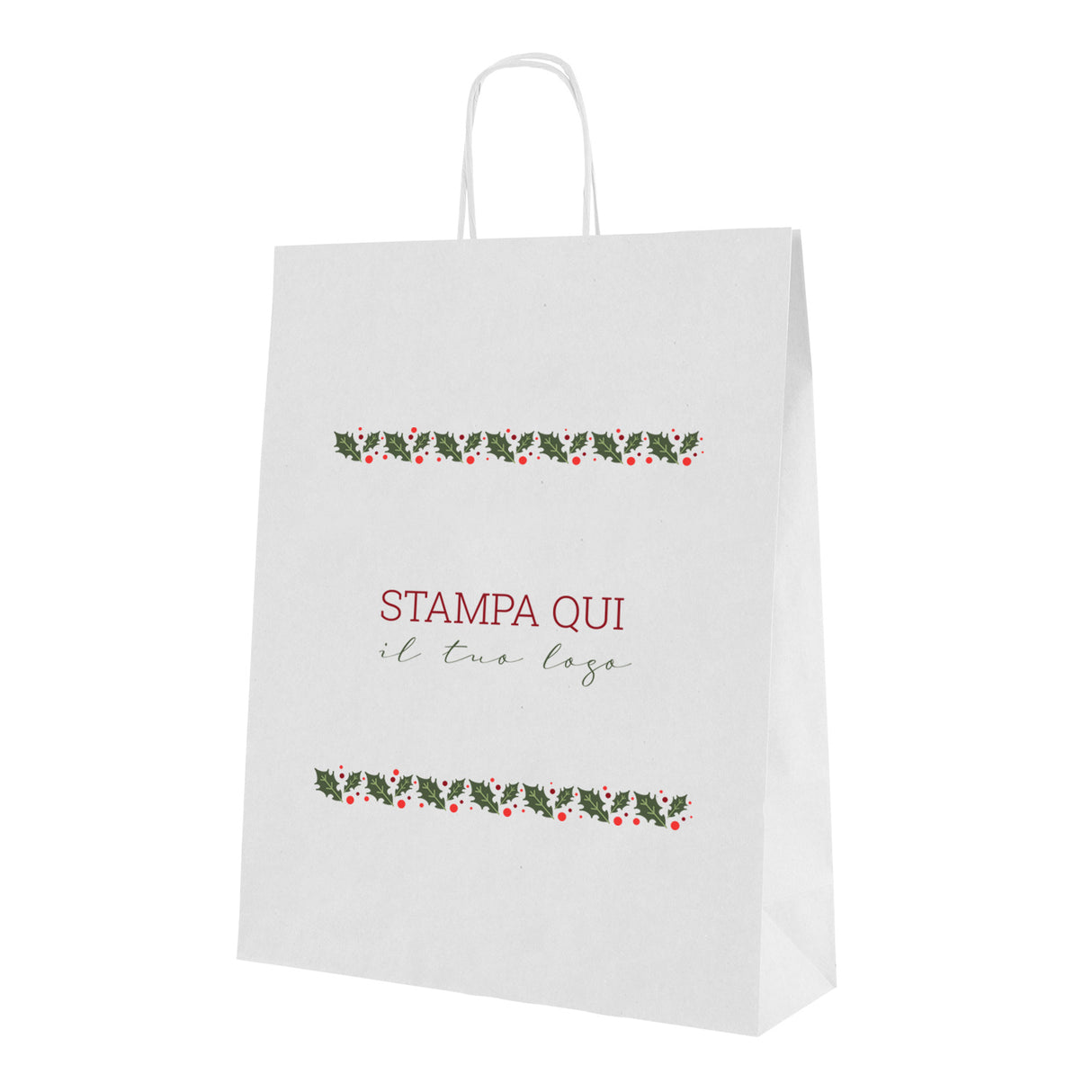 Shopper Christmas Frame Personalizzate Manico in Cordino