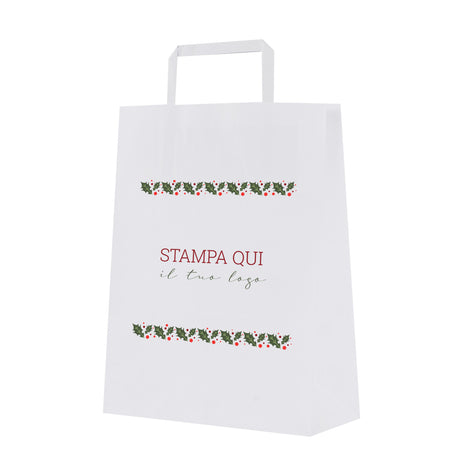 Shopper Christmas Frame Personalizzate Maniglia Piattina