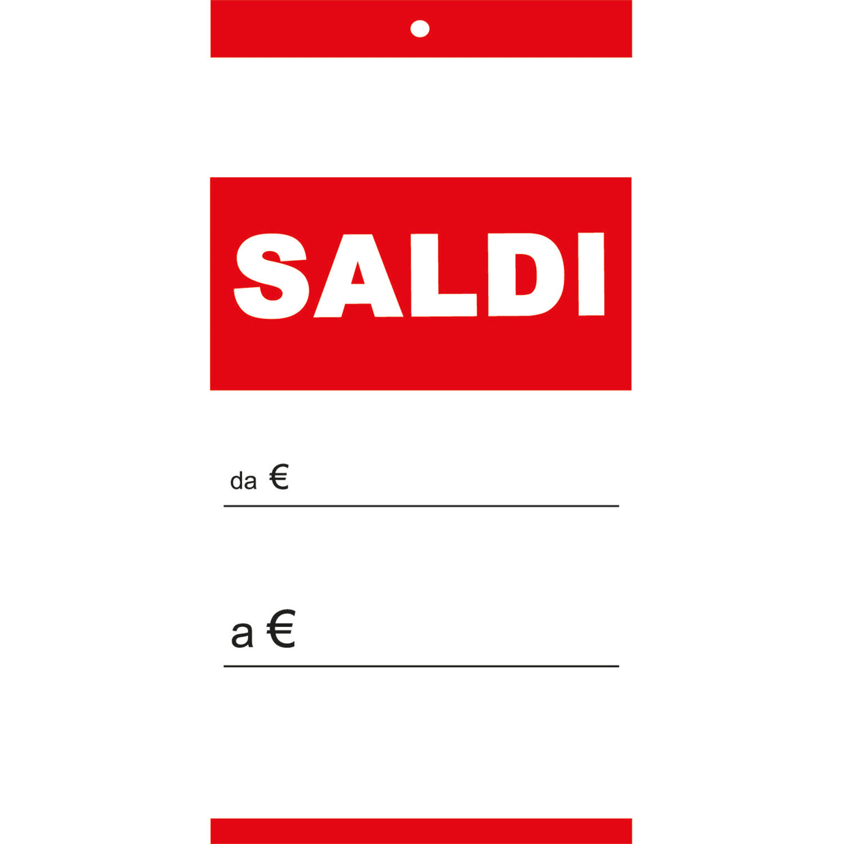 Cartellino Saldi