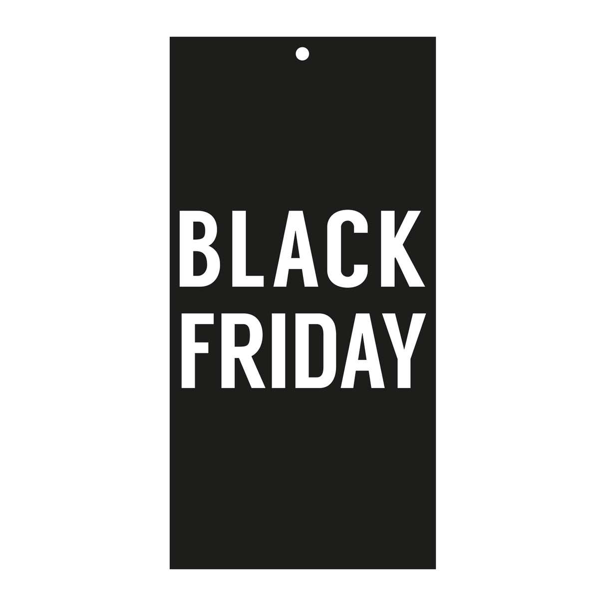 Cartellino Sconto Black Friday