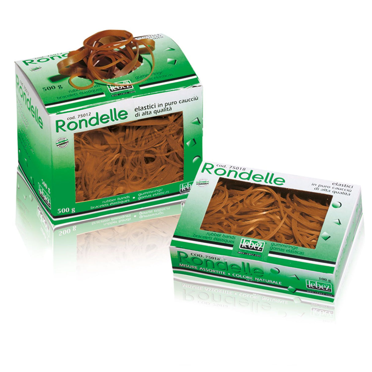 Elastici Assortiti in Caucciù 100gr