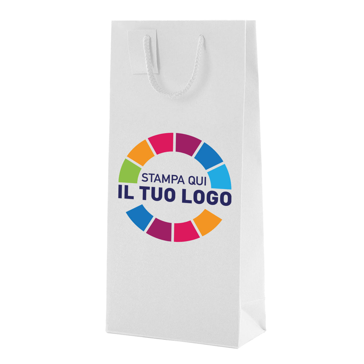 Shopper per Bottiglie Carta Lusso Personalizzabili