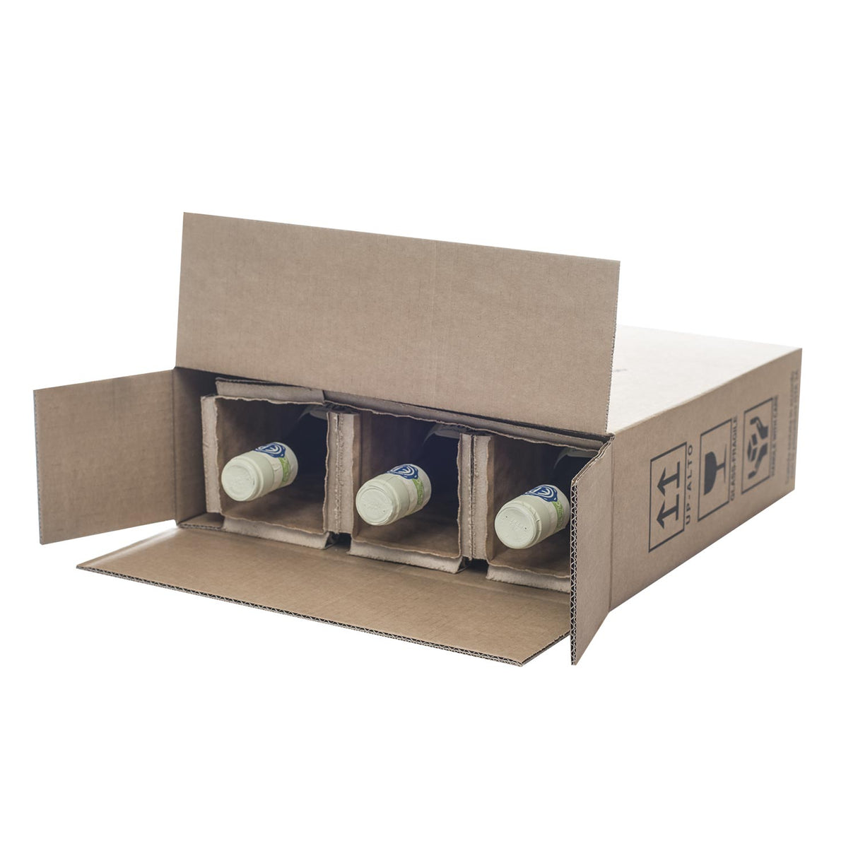 Scatola Spedizione Bottiglie Easy Avana