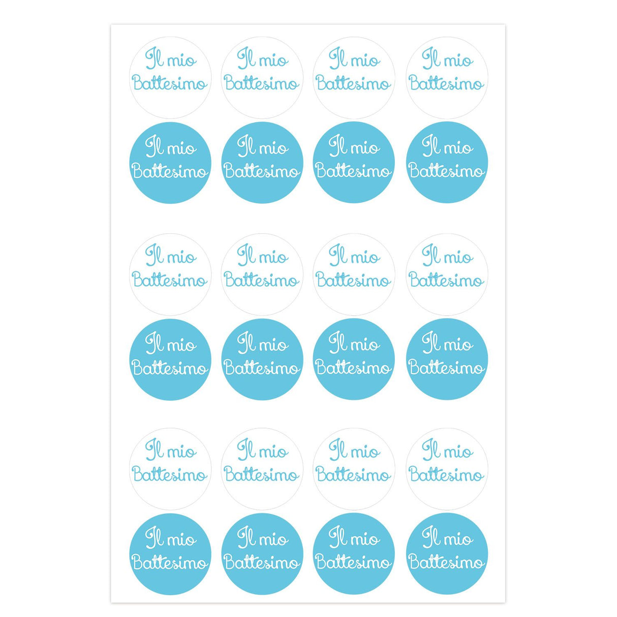 Etichetta Adesiva Battesimo