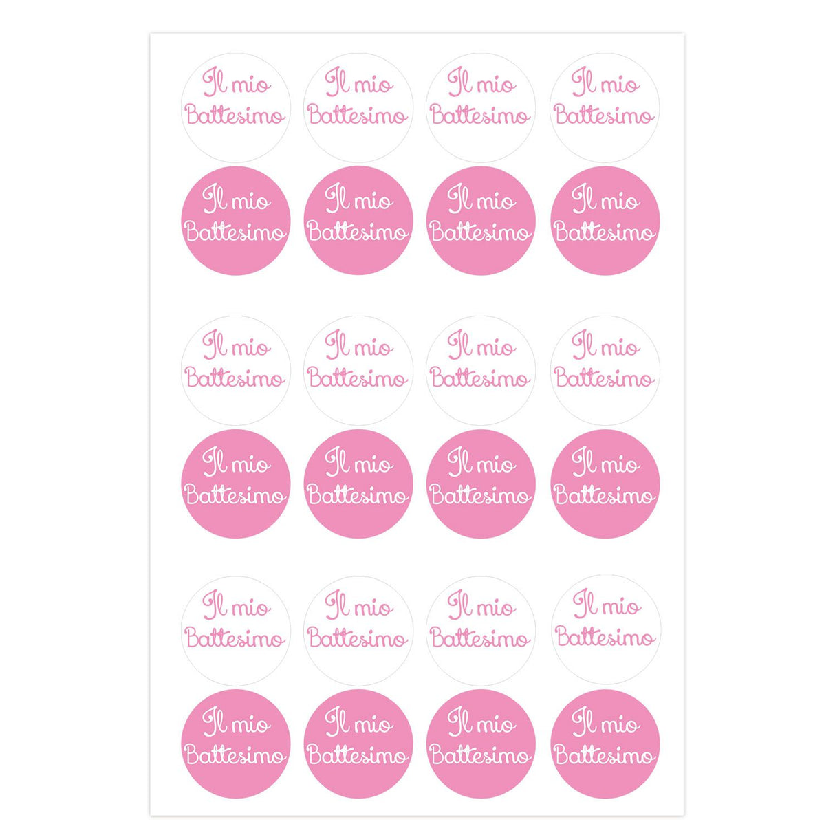 Etichetta Adesiva Battesimo