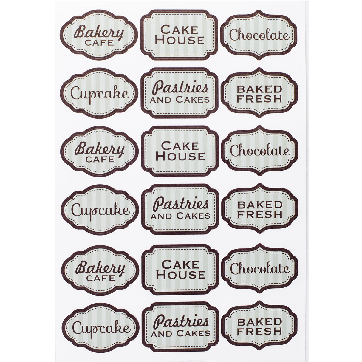 Etichetta Adesiva Bakery Mix