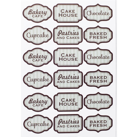 Etichetta Adesiva Bakery Mix