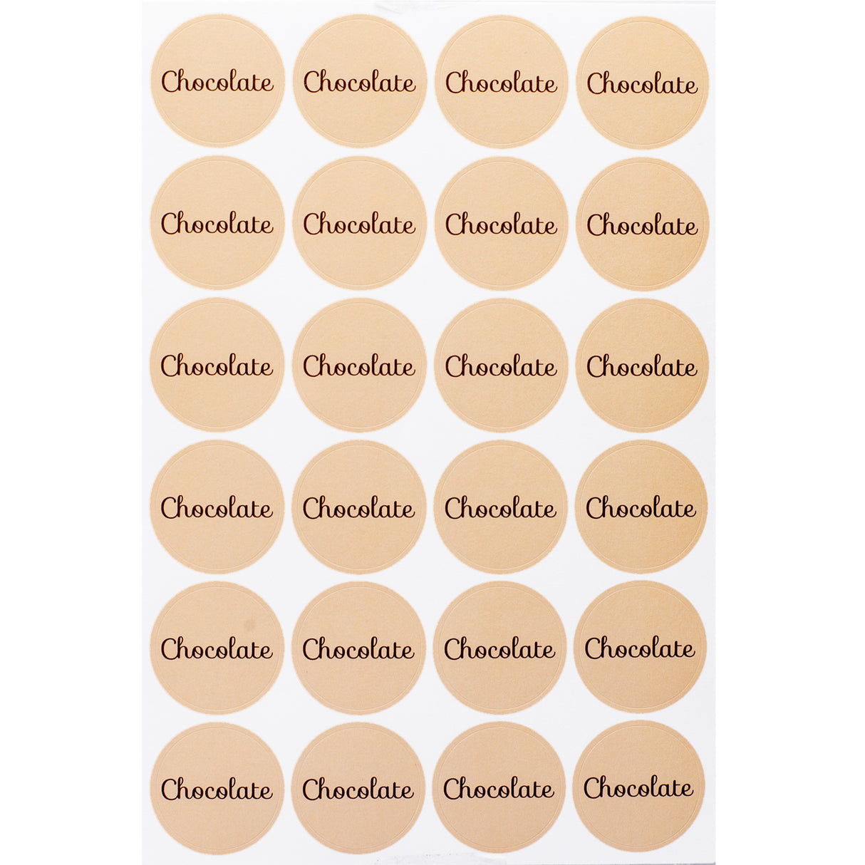 Etichetta Adesiva Chocolate