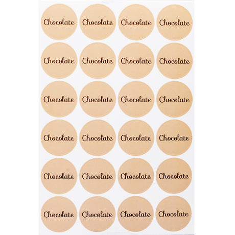 Etichetta Adesiva Chocolate