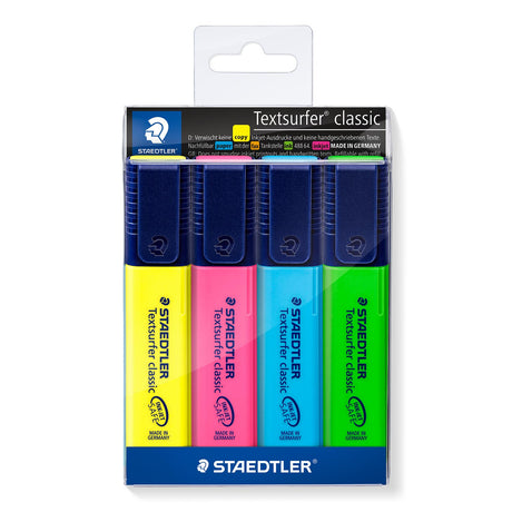 Evidenziatori Staedtler assortiti in 4 colori Mix