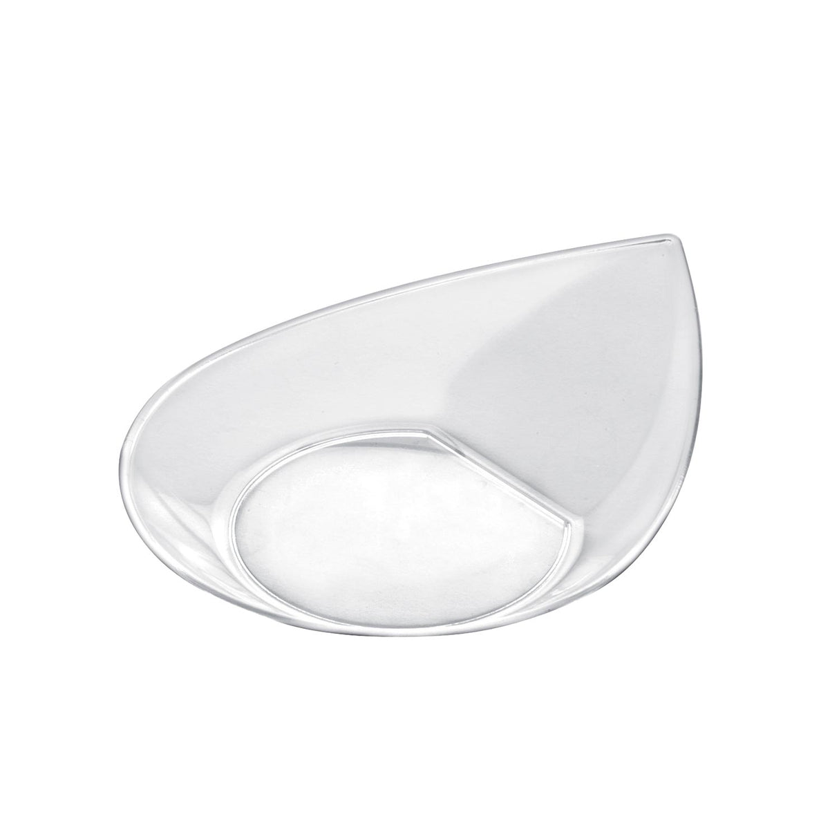 Piattino Finger Food Foglia Trasparente