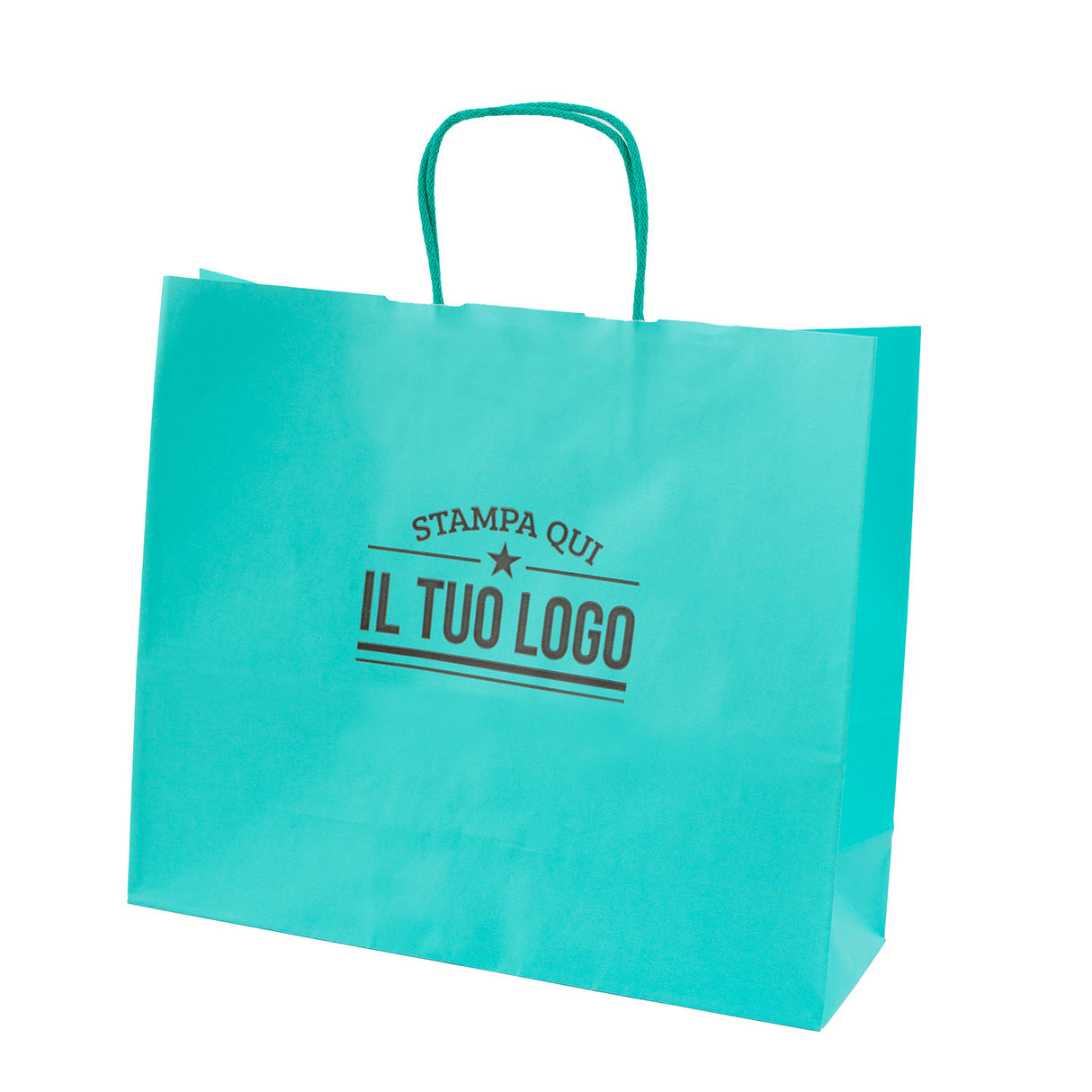 Shopper Royal Acquamarina Personalizzata