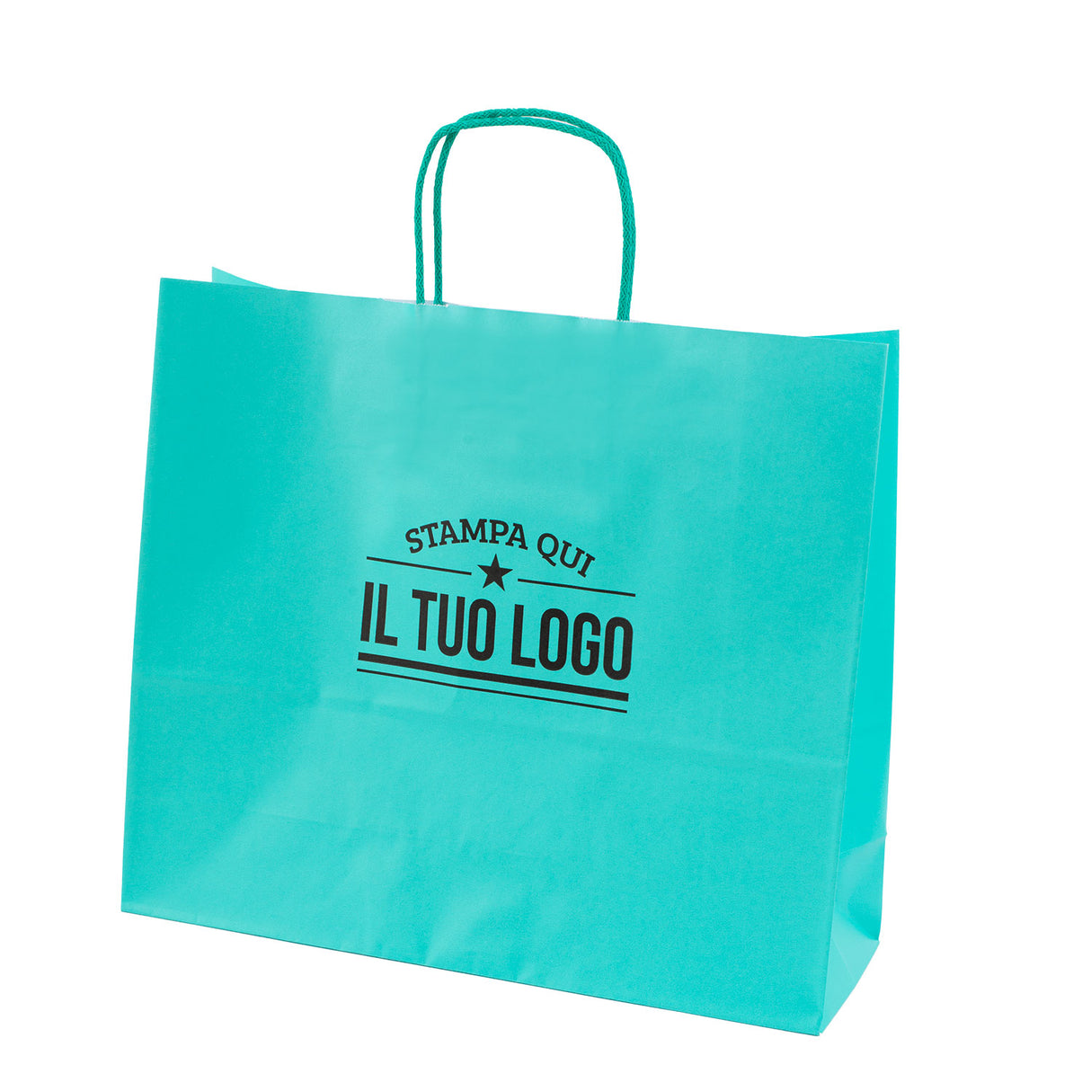 Shopper Royal Acquamarina Personalizzata