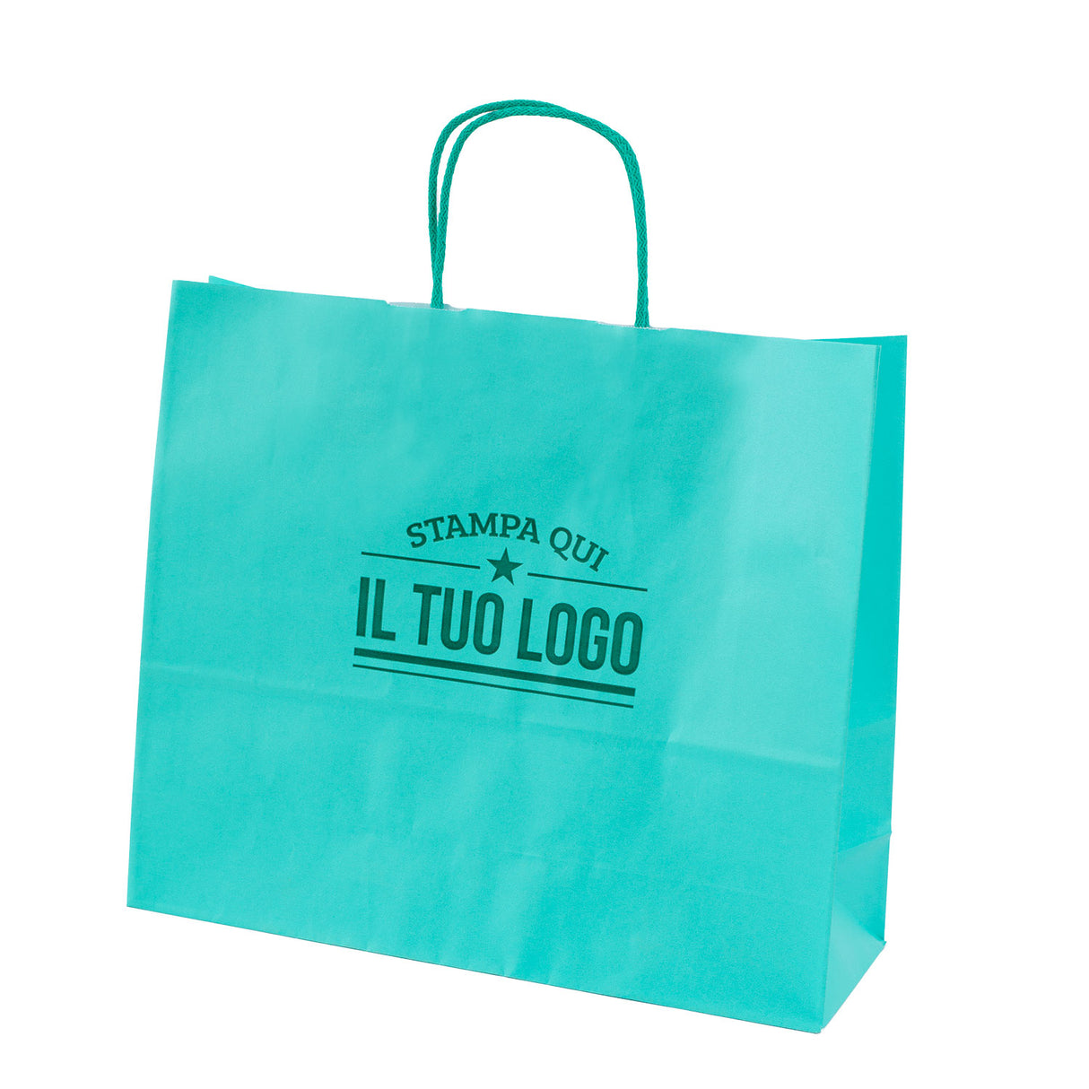 Shopper Royal Acquamarina Personalizzata