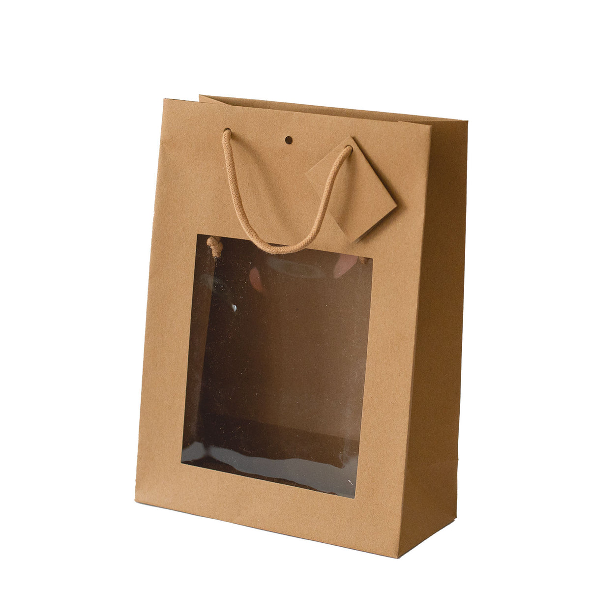 Serenelight Sacchetti Carta Kraft - 20 Pezzi Buste Carta con Manico - 250GSM Busta Regalo con Finestra - 25x18x13 cm Sacchetto per Regali Serenelight Sacchetti Carta Kraft - 20 Pezzi Buste Carta con Manico - 250GSM Busta Regalo con Finestra - 25x18x13 cm Sacchetto per Regali
